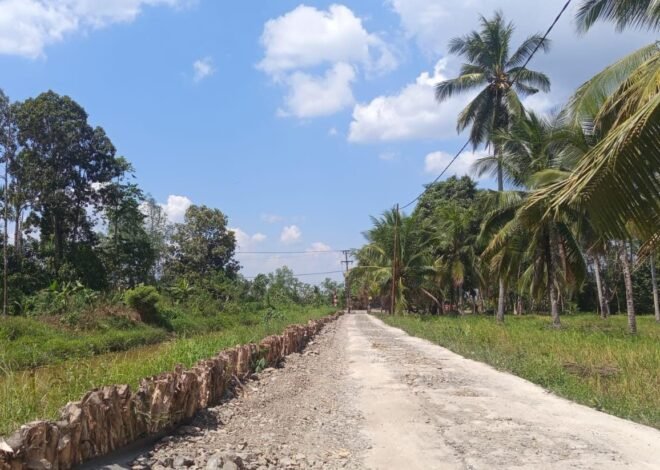 Jalan Baru TMMD Ke-129 Jadi Penggerak Aktivitas Ekonomi Masyarakat Desa Bandar Raya