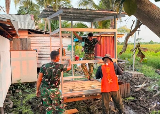 Tahap Demi Tahap MCK TMMD Ke-129 Rampung, Satgas Lanjutkan Pemasangan Lantai dan Rumah MCK