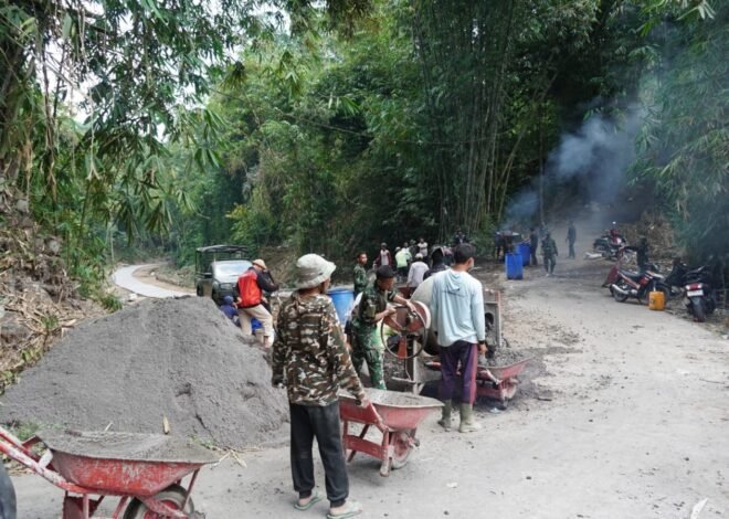 Percepatan Rabat Beton H-10 TMMD Ke-129 Diharapkan Tingkatkan Mobilitas Warga
