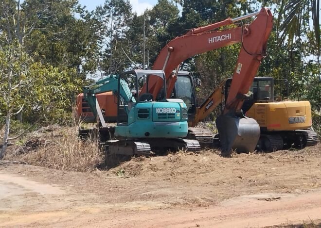Progres Signifikan, Pembukaan Jalan Satgas TMMD Ke-129 Kodim 0413/Bangka Tembus Hingga Penyamun