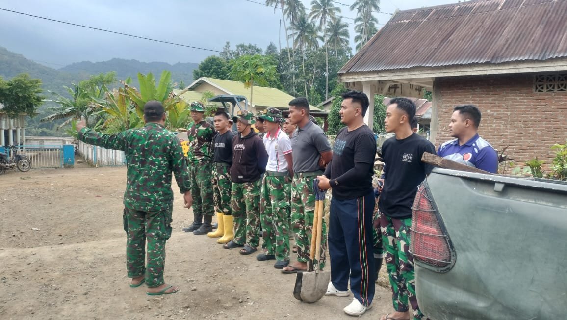 Sertu Saharuddin Pimpin Apel Pagi, Satgas TMMD ke-129 Kodim 1407/Bone Matangkan Kesiapan Personel