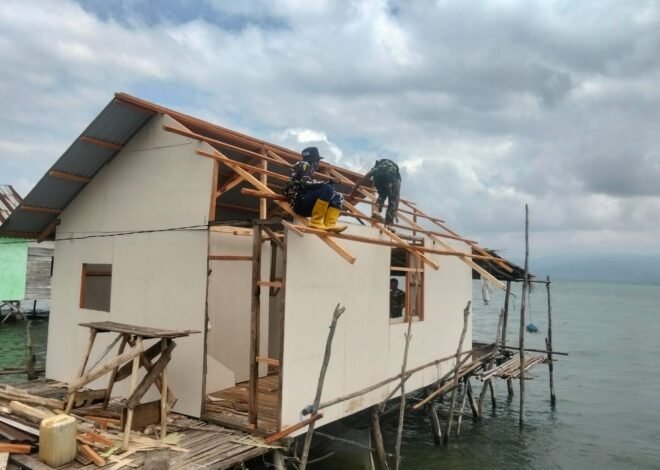 Renovasi RTLH Bapak Nardianto Capai Tahap Pemasangan Atap dan Dinding Kalsiboard, Pemilik Rumah Sampaikan Terima Kasih