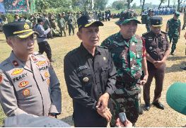 Anggarkan Rp5,285 Miliar untuk Pembangunan Desa, Bupati Bojonegoro Resmi Buka TMMD ke-129 di Desa Kesongo