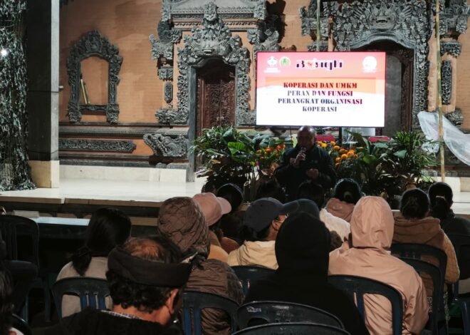 TMMD Ke-129 Kodim 1626/Bangli Dorong Pemberdayaan Ekonomi Warga Melalui Penyuluhan Koperasi dan UKM