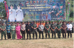 TMMD 129 Bojonegoro Perkuat Pembangunan Infrastruktur Perdesaan