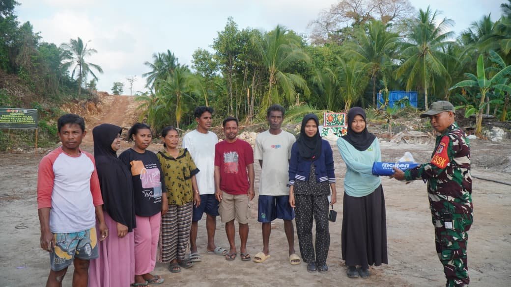Sekdes Polewali Apresiasi Satgas TMMD Ke-129 atas Bantuan Sarana Olahraga