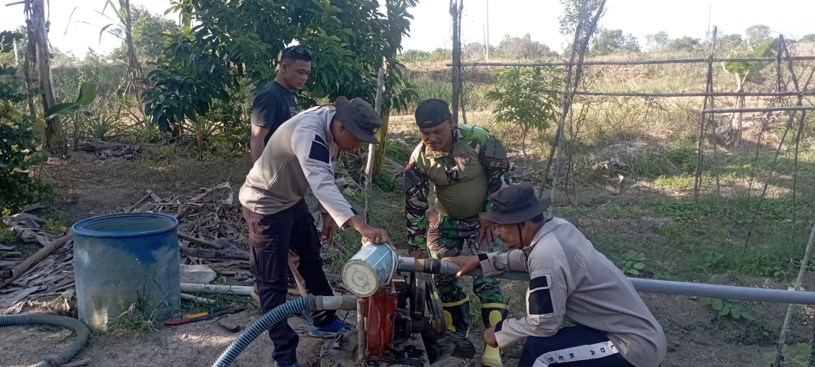 TMMD Ke-129 Kodim 0315/Tanjungpinang Percepat Pembangunan Sarana Ketahanan Pangan, Progres Tembus 79 Persen