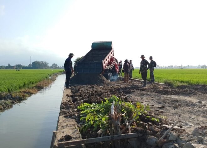 Menuju Garis Akhir, Pembangunan Jalan Tani TMMD Ke-129 Kodim 1404/Pinrang Capai 80 Persen