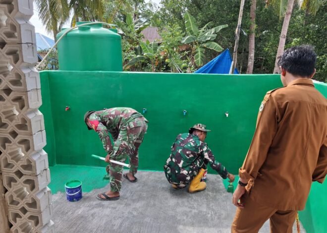 Kepala Desa Umbele Lama Sampaikan Terima Kasih atas Pembangunan Fasilitas Manunggal Air Bersih TMMD