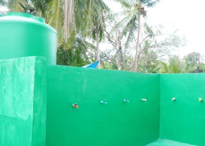 Program Manunggal Air Bersih di Desa Umbele Lama Rampung, Jamaah Kini Lebih Mudah Berwudu di Masjid