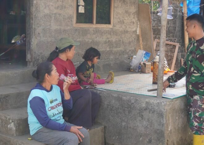 Kehangatan Kebersamaan Satgas TMMD dan Ibu-Ibu Desa Sekardadi Ciptakan Suasana Kekeluargaan