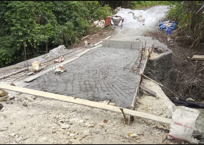 Pembangunan Jembatan TMMD Ke-129 Sedang Menuju Puncak Penyelesaian