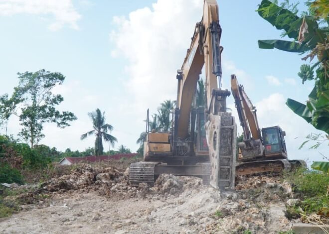 Pembukaan Jalan Penghubung di Kepulauan Umbele Masuki Tahap Perapian