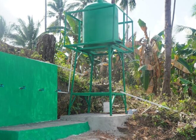 Program Manunggal Air Bersih di Masjid Desa Polewali Rampung, Jamaah Kini Lebih Mudah Berwudu