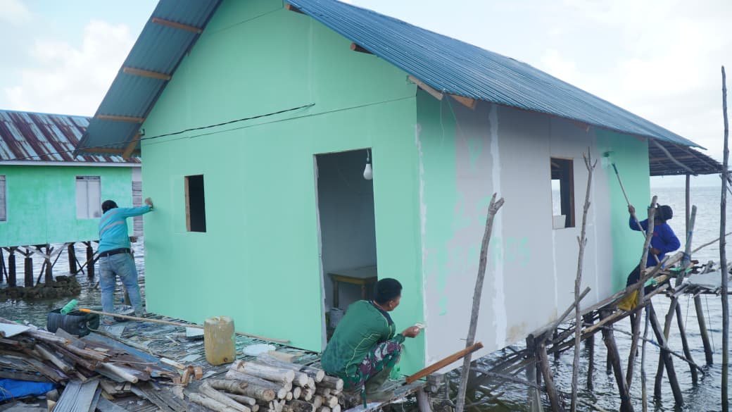 Renovasi RTLH Milik Bapak Nardianto di Desa Polewali Terus Tunjukkan Progres Positif