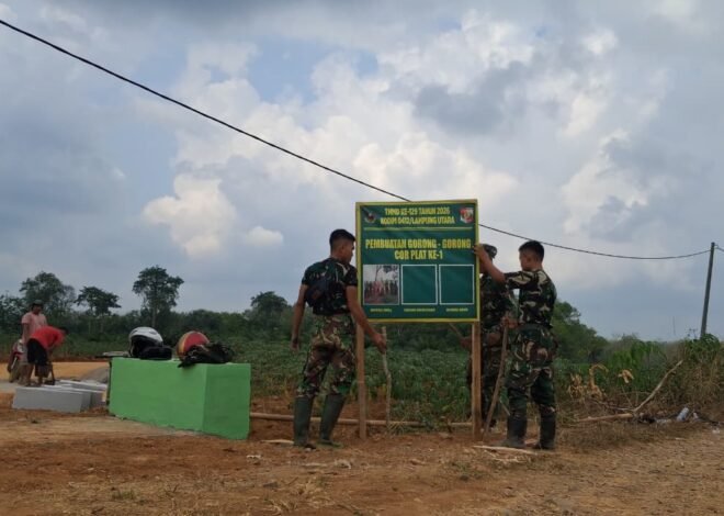 3 Gorong-Gorong Rampung Dibangun, Jalan Penghubung Antar Kecamatan TMMD Ke-129 Kodim 0412/LU Siap Dirasakan Manfaatnya