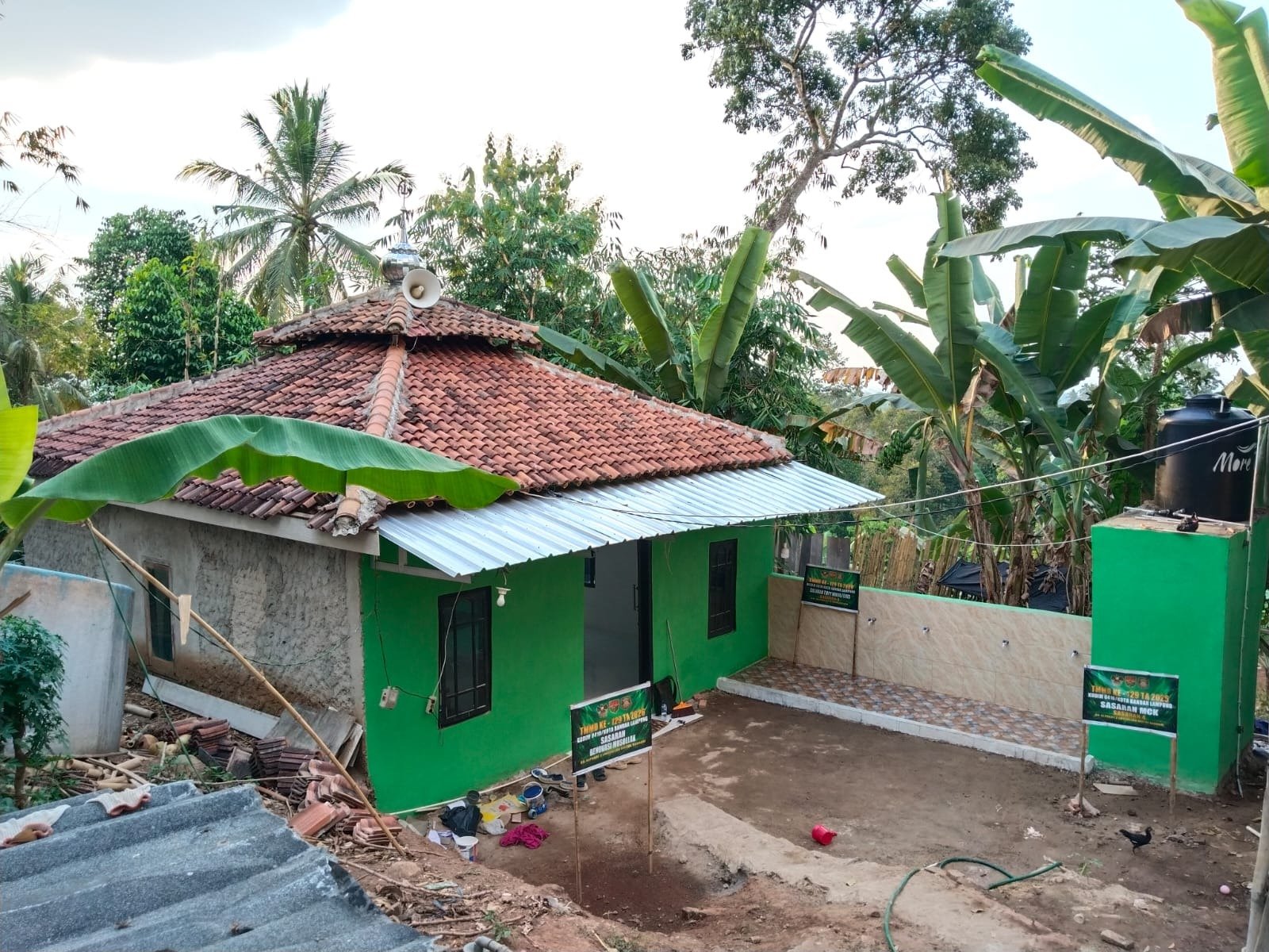 Renovasi Mushola Baitul Saudah Berlanjut, Tempat Wudu dan MCK Dibangun Lebih Representatif