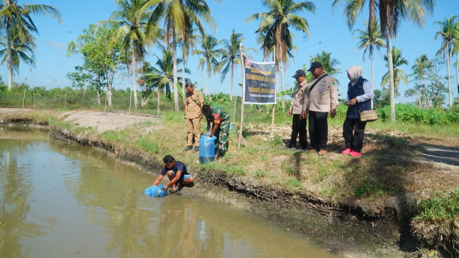 Budidaya Ikan Patin Jadi Peluang Ekonomi Baru Melalui Program TMMD Ke-129