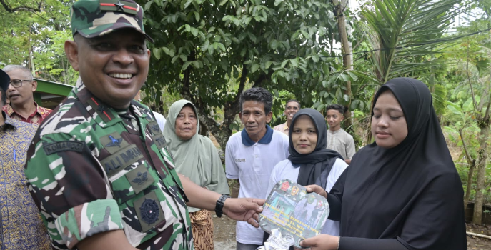 Lima Rumah Layak Huni Diserahkan, TMMD ke-129 Hadirkan Harapan Baru bagi Warga Pidie