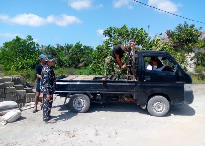 Satgas TMMD ke-129 Kodim 0413/Bangka Bangun Pos Ronda Baru: Tingkatkan Keamanan Lingkungan dan Perkuat Semangat Gotong Royong
