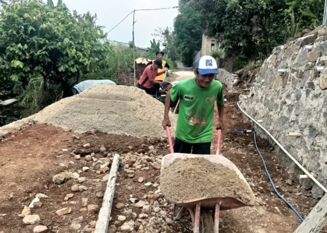 Jalan Nangka Kini Berubah, Rabat Beton 210 Meter Jadi Bukti Nyata Pengabdian Satgas TMMD