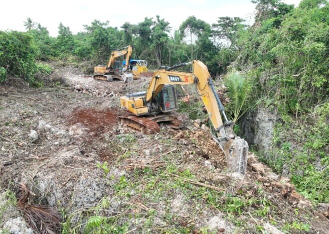Pembukaan Jalan TMMD Ke-129 Kodim 1311/Morowali Terus Tunjukkan Progres Signifikan