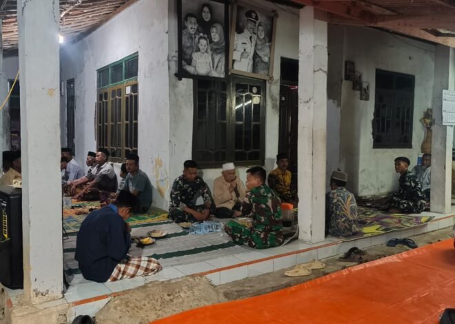 Tak Hanya Membangun Infrastruktur, Satgas TMMD ke-129 Kodim 0620/Kab. Cirebon Hadir dalam Tahlil Almarhumah Ibu Sukari sebagai Bukti Kepedulian Sosial