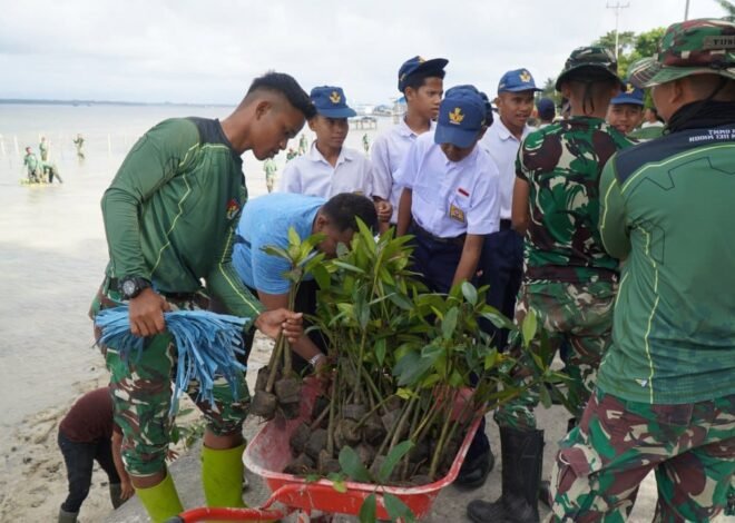 Program Bersatu dengan Alam Diwujudkan Satgas TMMD Ke-129 Kodim 1311/Morowali