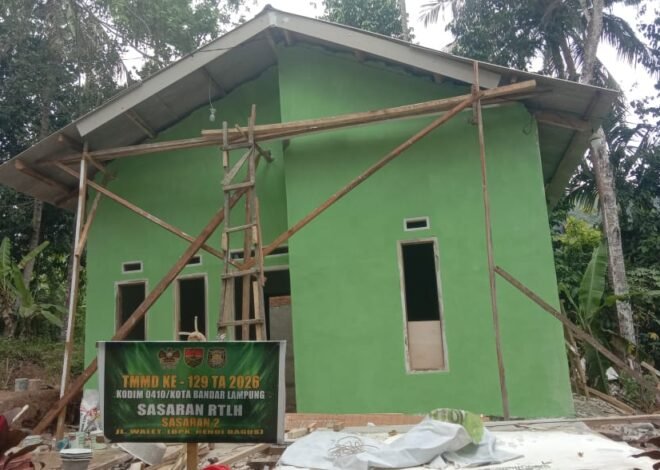 Pembangunan RTLH Pak Hendi Capai 79 Persen, Pemasangan Plafon dan Pengecatan Dinding Dikebut