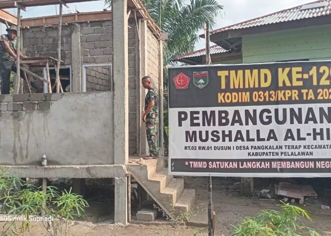Prestasi Bersama, MCK Mushala Al-Hijrah Hampir Rampung Berkat TMMD