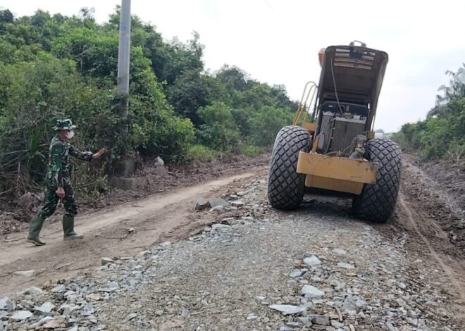 Pengerjaan Jalan oleh Satgas TMMD ke-129 Dipercepat untuk Kenyamanan Warga