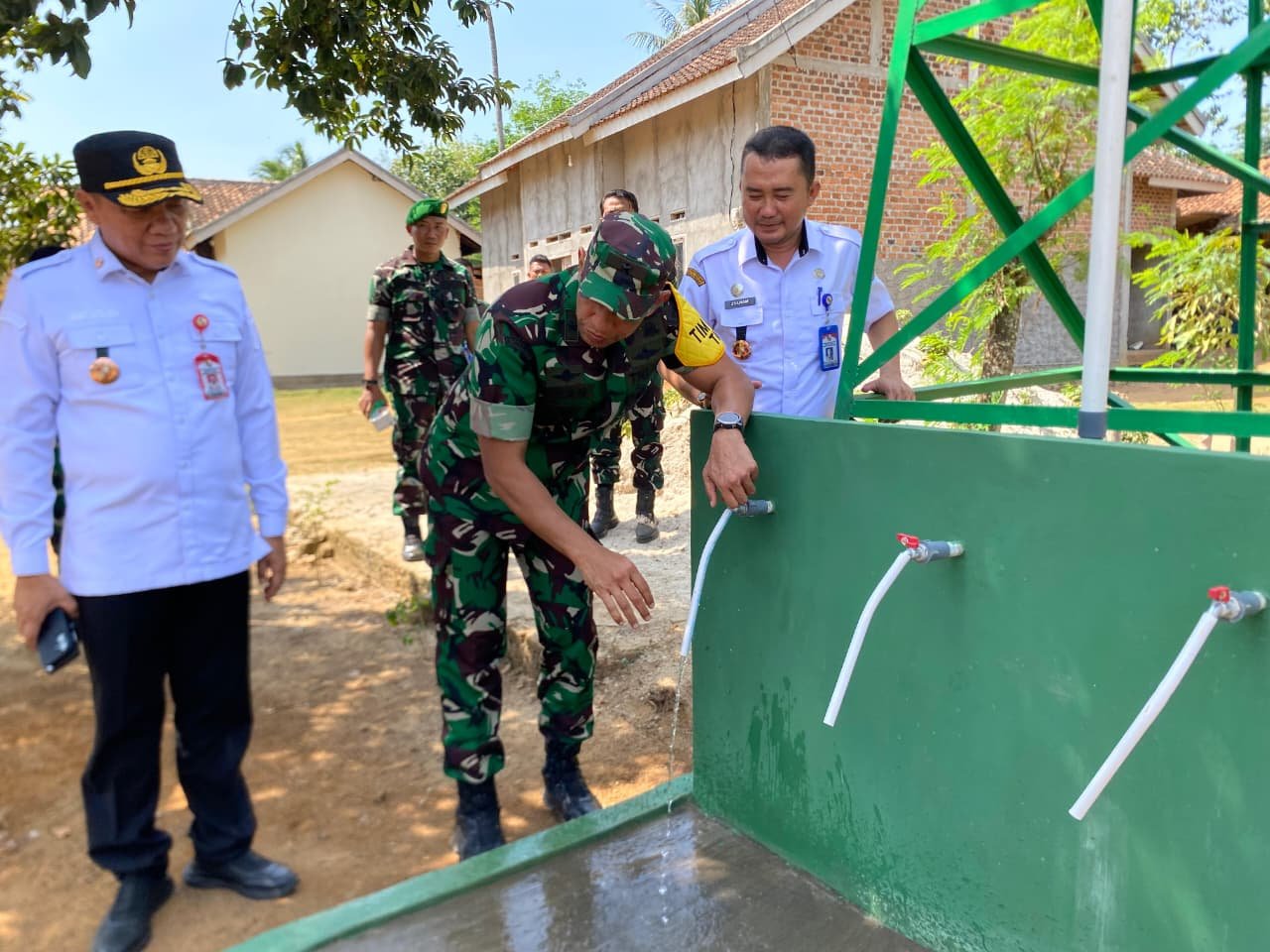 Tinjau Sasaran Fisik TMMD Ke-129, Tim Wasev Mabesad Pastikan Kualitas Pembangunan