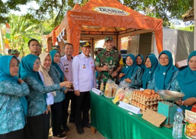 Pasar Murah TMMD Ke-129 Disambut Antusias Warga, Ringankan Beban Masyarakat Desa Baru Raharja