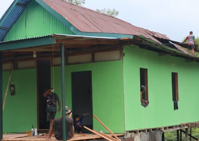 Hampir Rampung 100 Persen, Rumah Bapak Wilem Hasil Rehab RTLH TMMD Ke-129 Kodim 0911/Nunukan Siap Dihuni dalam Waktu Dekat