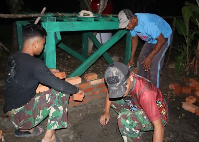 Satgas TMMD Ke-129 Kodim 0911/Nunukan Lembur Rampungkan Rehab RTLH Pak Hamsah Demi Capai Target Penutupan