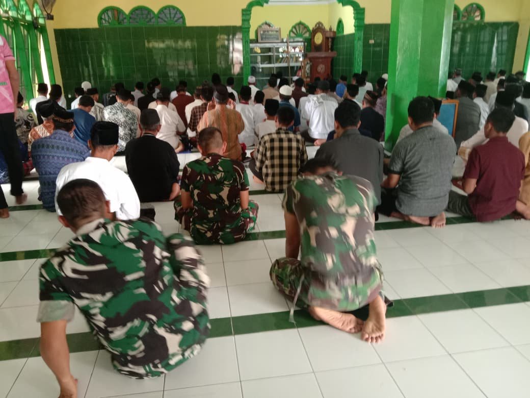 Satgas TMMD Kodim 0412/LU Jaga Sinergi Lewat Kegiatan Keagamaan.