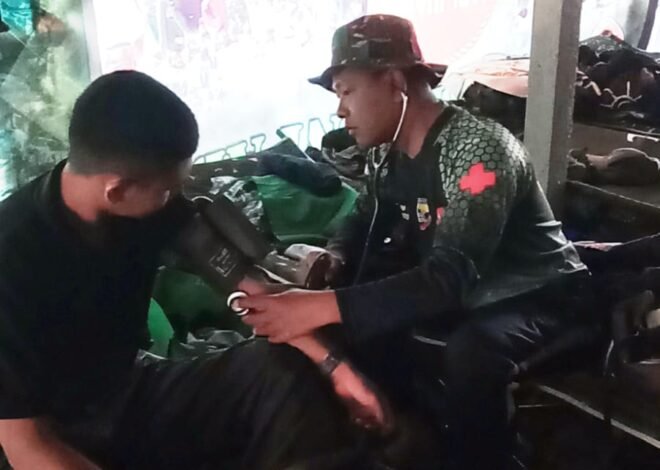 Tim Kesehatan Satgas TMMD Ke-129 Siaga 24 Jam, Dukung Kelancaran Pembangunan di Desa Sekardadi