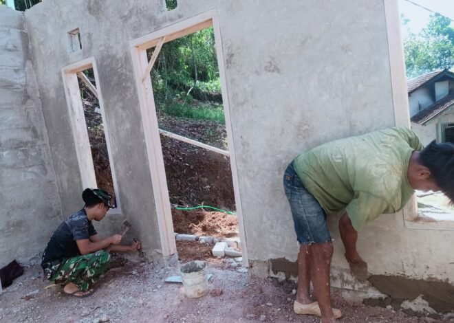 Sentuhan Satgas TMMD Ke-129 Kodim 0608/Cianjur Hadirkan Senyum Bahagia di Rumah Bapak Entis Sutisna