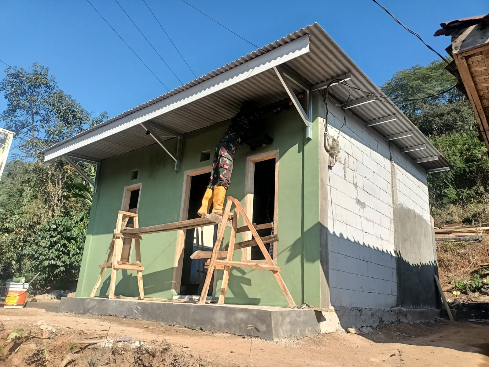 Satgas TMMD Ke-129 Kodim 0608/Cianjur Terapkan Sistem Kerja Paralel, Progres Rutilahu Capai 70,4 Persen
