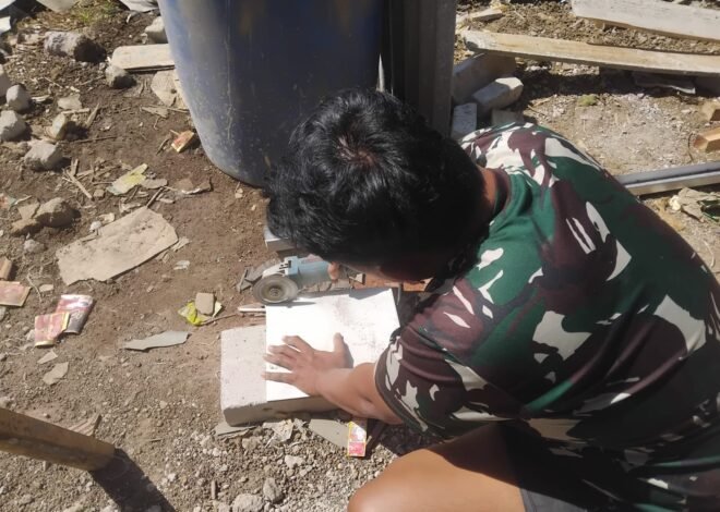 Haru Bapak Angga Saksikan Rumahnya Berubah Berkat Program TMMD Ke-129 Kodim 0608/Cianjur