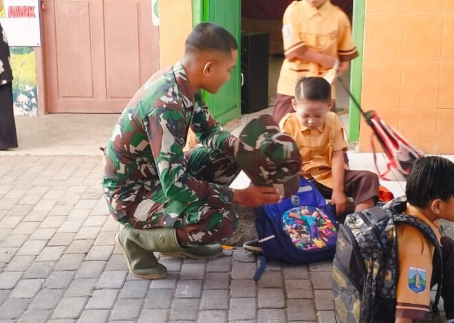 ​Sentuhan Hangat di Balai Desa: Gelak Tawa Anak PAUD Lengkapi Potret Kemanunggalan TNI dan Rakyat di TMMD ke-129 Kodim 0812/Lamongan