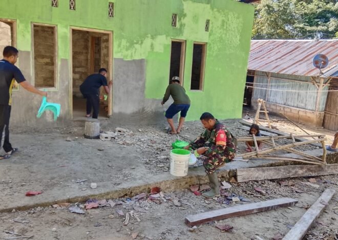 Rehabilitasi RTLH Bapak Alberto: Update Hari Ke-22 TMMD Kodim 1605/BELU