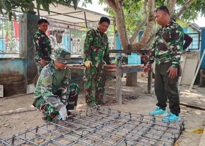 Menuju Infrastruktur Kokoh, Satgas TMMD Ke-129 Kodim 1404/Pinrang Mulai Garap Besi Dekker di Desa Tanratuo