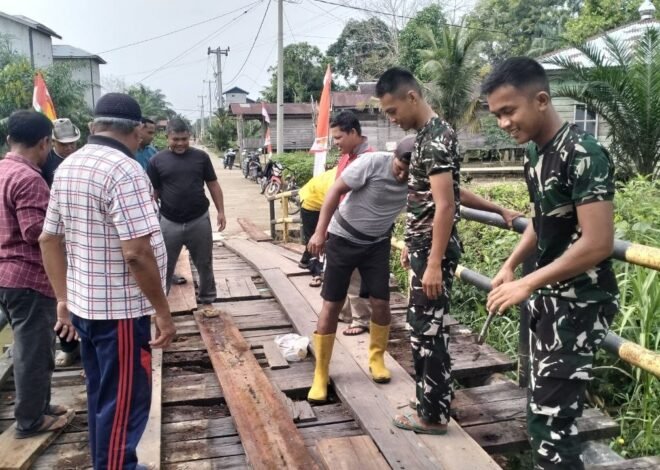 TMMD ke-129: Kemanunggalan TNI dan Rakyat dalam Perbaikan Jembatan