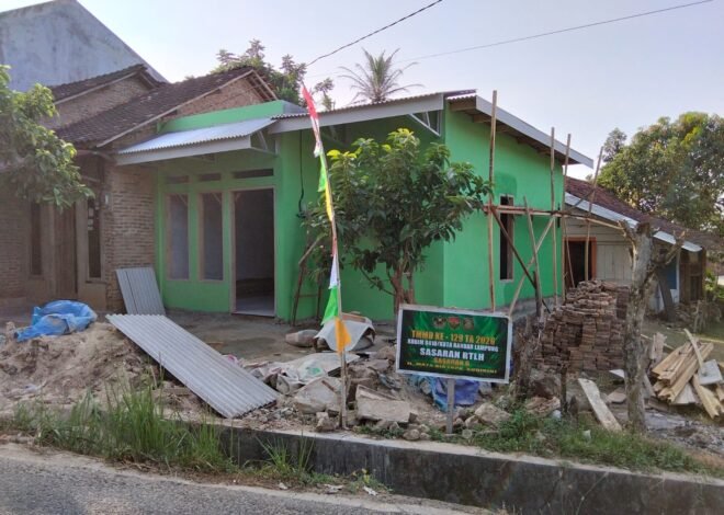 Rumah Impian Mulai Terwujud, RTLH Siswanto Memasuki Tahap Penyempurnaan