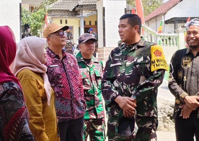 ​Pacu Kesejahteraan Pelosok Desa, Tim Wasev TMMD Tinjau Langsung Progres TMMD ke 129 Kodim 0812/Lamongan di Desa Tlemang