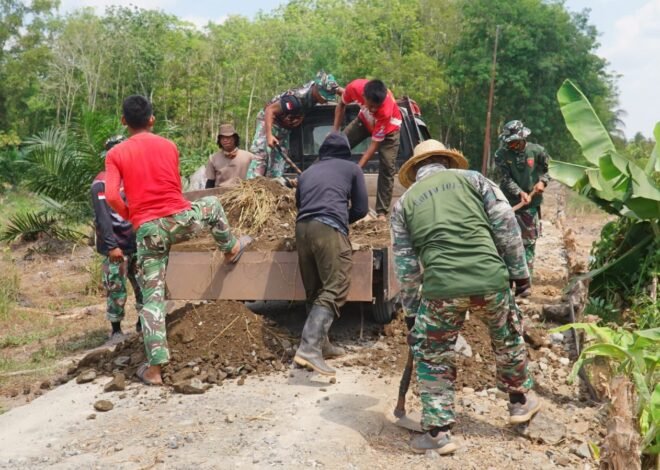 Penimbunan Badan Jalan TMMD Ke-129 Terus Dikebut Demi Percepat Akses Desa