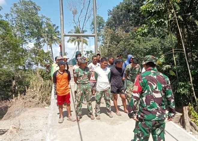 Apel Pagi Satgas TMMD ke-129 Kodim 1407/Bone Bangun Semangat Personel dan Warga Sebelum Bekerja