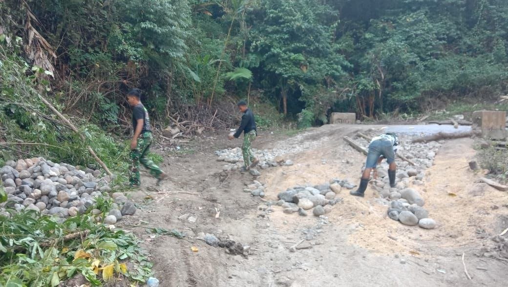 Pembersihan Lokasi Dekker Titik 4 Jadi Langkah Awal Percepat Pembangunan TMMD ke-129 Kodim 1407/Bone