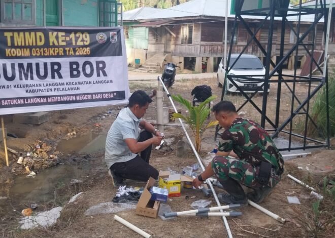 Pembangunan Sumur Bor di Musholla Alfaizin Rampung, Warga Bersyukur